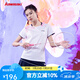 KAWASAKI川崎羽毛球服女羽毛球服套裝女速干專業(yè)運(yùn)動(dòng)短袖套裝羽毛球裙T恤 【繁花似錦套裝】霜白色+鳶尾藍(lán) M