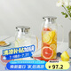 樂扣樂扣（LOCK&LOCK）涼水壺耐熱玻璃泡茶檸檬水果水杯子帶把家用大容量玻璃茶水杯1.2L