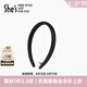 She's茜子多巴胺仿真絲緞發(fā)箍發(fā)卡子壓發(fā)頭箍發(fā)飾頭飾七夕節(jié)禮物送女友 黑色G0