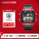CASIO男表小方塊十年電力防水手表日韓表黑色AE-1300WH-4A  七夕送男友 AE-1300WH-4A（京倉京配）