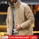 馬登工裝 杜邦棉加厚保暖棉衣立領(lǐng)防風(fēng)棉服御寒短款外套男冬季 淺卡其 L