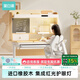 黑白調(diào)兒童C2兒童學(xué)習(xí)桌書桌椅套裝寫字桌中小學(xué)生家用課桌升級橡膠木1m