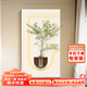 喚墻奶油風(fēng)玄關(guān)裝飾畫LED帶燈手工砂巖立體綠植掛畫現(xiàn)代簡約小清新畫 清雅素韻E款 60*120cm(LED燈畫/充電寶款)