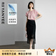 顏域蕾絲黑色半身裙女2024新款夏復(fù)古優(yōu)雅氣質(zhì)半裙中長款高腰裙子 黑色 XL