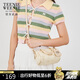 Teenie Weenie波士頓包女生單肩滿印七夕情人節(jié)禮物TW小熊通勤斜挎包送女友