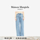 Maison Margiela馬吉拉凸腰牛仔褲闊腿褲休閑通勤直筒長褲褲子男女款 966寶石藍 40