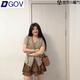 DGOV2025 夏日新款辣妹套裝純復(fù)古顯瘦上衣短袖+半身裙氣質(zhì)小套裝女 圖片色倆件套（zt） 2XL (110-130斤