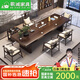 歌減2025新款大板實(shí)木茶桌中式泡茶輕奢現(xiàn)代簡(jiǎn)約辦公室茶臺(tái)家用客廳茶 [爆款推薦]1.8米桌+主椅+4客椅椅+茶臺(tái) 0x0cm