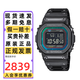卡西歐（CASIO）手表男G-SHOCK小方銀金塊光能藍(lán)牙電波防水多功能電子日韓表禮物 40周年小方塊GMW-B5000BPC-1
