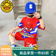 G.DUCKKIDS童裝男童夏裝套裝時(shí)髦蜘蛛俠衣服兒童夏季套裝卡通短袖兩件套男孩 紅色 120 建議身高110-120cm年齡6-7