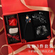 伊黛兒高端藍(lán)色銅絲水晶蝴蝶抓夾女后腦勺盤發(fā)鯊魚夾發(fā)卡頭飾七夕禮物 H499手工發(fā)飾三件套