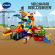 偉易達（Vtech）兒童玩具神奇軌道車(chē)智能趣味吊塔聲光音樂(lè )翻斗車(chē)男孩女孩生日禮物