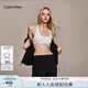 Calvin Klein內(nèi)衣【七夕禮盒明星同款摩登引力帶】女ck輕運(yùn)動(dòng)美背文胸QF3785AD 100-月光白 M 推薦75B-85A