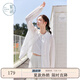 紫涵（ZIHAN）紫涵落肩袖花邊襯衫2025年夏季新款文藝法式優(yōu)雅輕盈感上衣休閑款 白色 XS