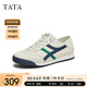 他她（TATA）休閑德訓(xùn)鞋男鞋運(yùn)動鞋平底阿甘鞋小白鞋秋季新款QEL01BM4 白色 43