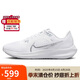 耐克NIKE跑步鞋女飛馬40氣墊PEGASUS 40運動鞋DV3854-101白36