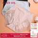 愛慕內(nèi)衣美棉KIKI褲棉氨綸純色性感女士高腰三角褲女式內(nèi)褲??AM221662膚色165/L