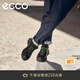 愛步（ECCO）休閑皮鞋 男士休閑運動鞋厚底系帶男鞋 蹤跡550614 黑色55061451052 39