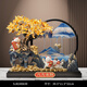 凱斯黛爾發(fā)財樹(shù)招財貓擺件八方來(lái)財辦公室客廳酒柜裝飾品喬遷新居開(kāi)業(yè)禮物 八方來(lái)財招財貓-金山-青云直上
