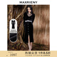 MAXRIENY絲絨連衣裙法式秋冬設(shè)計(jì)感蕾絲裙泡泡袖赫本風(fēng)長裙裙子 黑色 M 02