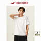 HOLLISTER24夏款經(jīng)典小海鷗情侶基礎(chǔ)款短袖T恤男裝女裝KI324-4042 白色 M (180/100A)