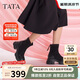 他她 喵爪系列Tata彈力靴女靴CEG01DZ4 黑色 36