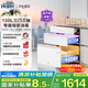 海爾（Haier）【小紅花廚電-綻放版】嵌入式消毒柜 滅菌艙系列130L大容量三門三抽 白色家用消毒碗柜 EB130B
