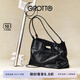 GROTTO個(gè)樂(lè)SOFT CARRY托特包百搭大容量牛皮手提單肩軟包禮物 經(jīng)典黑L （啞黑）