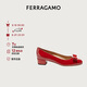 菲拉格慕（Ferragamo）女士Vara蝴蝶結高跟鞋  0591964_1D _ 80 七夕禮物送女友