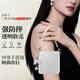 純彩（purecolor）適用三星zflip6手機(jī)殼通用Galaxy Z Flip7fe折疊屏保護(hù)套全包防摔透明軟殼側(cè)掛-蝴蝶結(jié)+珍珠手提
