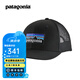 巴塔哥尼亞（Patagonia）運動網(wǎng)眼透氣低冠 鴨舌遮陽棒球帽 時尚帽子P6-logo 38283 BLK 均碼