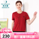 米蘭登（MILANDON）2025夏季新款中老年女裝媽媽裝圓領(lǐng)印花休閑短袖衛(wèi)衣女1Q2T2101X 棗紅 M