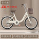 鳳凰自行車女通勤輕便普通18/20/22寸學(xué)生成人單車代步車淑女腳踏的 米咖色 22寸