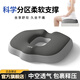 知夢人痔瘡坐墊辦公室椅子久坐防屁股痛護(hù)尾椎骨折受傷術(shù)后專用屁股屁墊 （包裹護(hù)臀-中空釋壓）雙灰拼色
