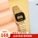 卡西歐（CASIO） 卡西歐casio時(shí)尚休閑小金表簡(jiǎn)約復古金色防水鋼帶男士腕表 LA670WGA-1D