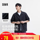 森馬（Semir）短袖襯衫男松弛肌理感度假風(fēng)襯衣2025夏上衣純色百搭109325104103