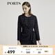 PORTS寶姿女裝 秋冬新品連衣裙SL9N012LCF027 星際藍(lán) XS (2)