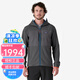 PATAGONIA男士 R2 Techface 戶外抓絨衣連帽保暖防風(fēng)抓絨衣巴塔哥尼亞83731 FGE灰色 M