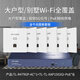 普聯(lián)（TP-LINK） 面板AP AX1500M 全屋WiFi套裝  WiFi6 路由器 千兆POE 雙頻無(wú)線(xiàn) 皓月白面板×6+9口一體化路由1