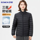 羅蒙90%鴨絨輕薄羽絨服女冬季中年媽媽裝短款立領(lǐng)秋羽絨大碼學(xué)生外套