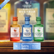 DRUMSHANBO鹿角兔·火耀金酒小酒版（套裝Mini版） 金酒小酒版套裝 50mL 3瓶