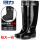 回力8199回力雨鞋男士過(guò)膝雨靴特高長(cháng)筒防滑膠鞋礦工工地勞保水鞋 回力8199特高筒【加棉套】 39