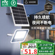 雷士（NVC）太陽能戶外照明燈室外庭院燈路燈投光燈光控遙控402lm+約25m2