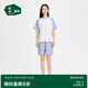 松山棉店小輕松睡衣套裝莫代爾棉夏季薄款短袖家居服女士-紫色M