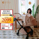 elittile逸樂途嬰兒車e7pro0-3歲用折疊可坐可躺帶減震輕便遛娃神器推車
