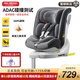 小主早安（BeBeMorning）兒童安全座椅汽車用0-4-12歲嬰兒寶寶護(hù)航者旋轉(zhuǎn)ISOFIX 銀河灰