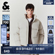 杰克·瓊斯（JACK&JONES）男裝25年秋冬季羽絨服男士短款保暖加厚寬松無帽蓄熱鴨絨棉外套 C63卡其色 XL （185）
