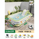翎喏德國充氣游泳池兒童家用加厚寶寶大型充氣水池小孩家庭大人戲水池 夏日派對-3米三層加厚【防側翻滑