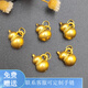 羅威寶格足金999花絲黃金葫蘆吊墜手鏈女掛墜古法小葫蘆小配件送女友禮物 足金葫蘆吊墜約0.32g支持多退少補