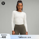 lululemon丨All It Takes 女士運(yùn)動(dòng)長(zhǎng)袖T恤*羅紋 Nulu? LW3GK5S 骨白 M /8